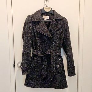 Michael Michael Kors asymmetrical belted coat